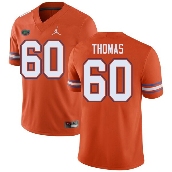 Jordan Brand Men #60 Da'Quan Thomas Florida Gators College Football Jerseys Sale-Orange